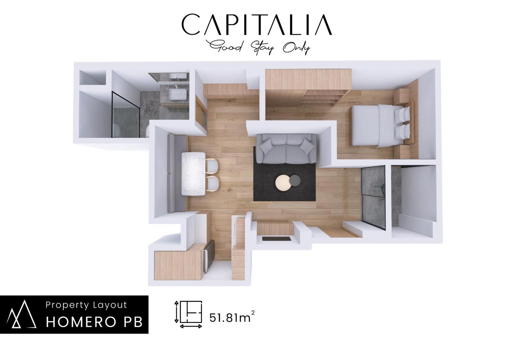 Capitalia - Luxury Apartments - Homero Mexico City Rum bild
